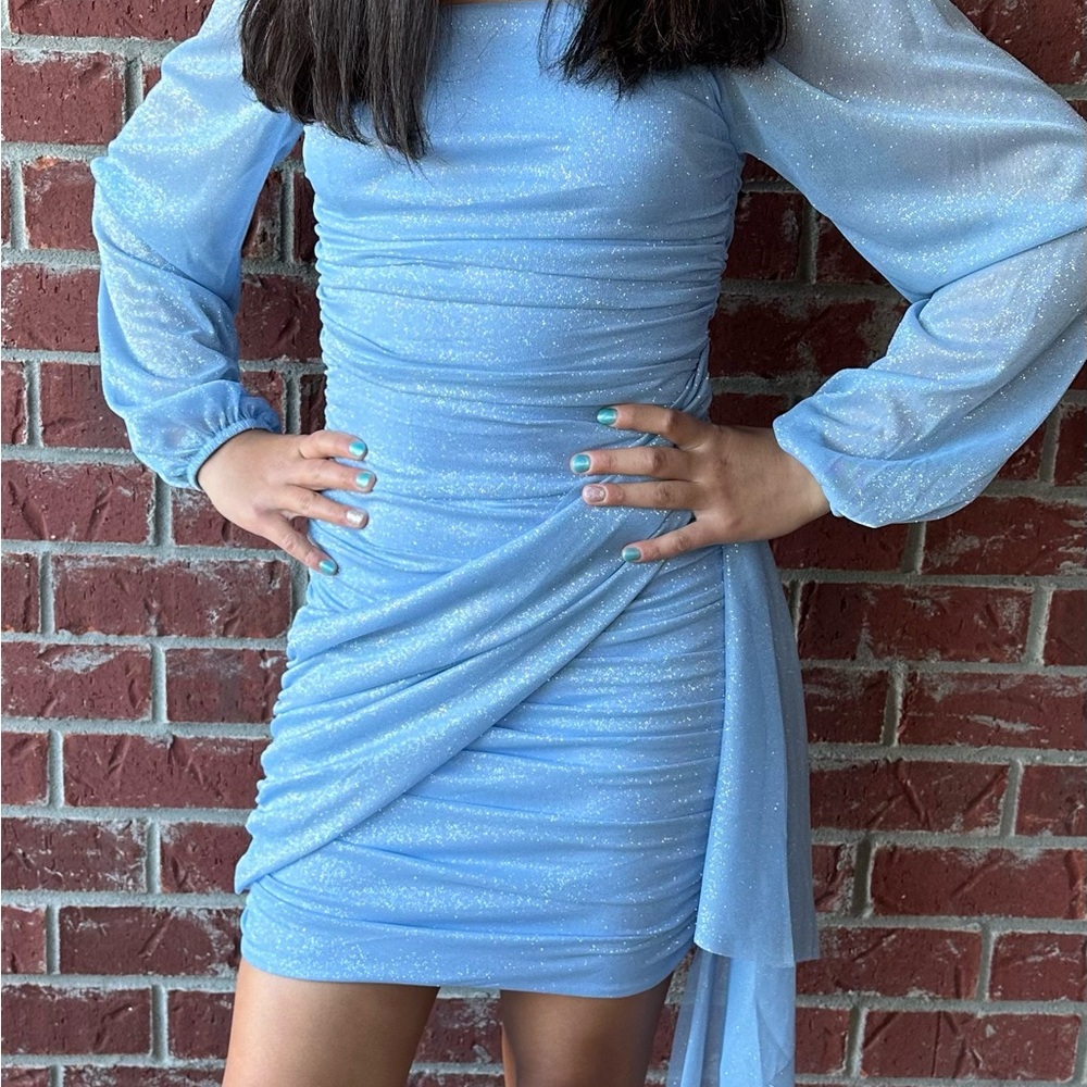 Junior XS light blue formal / dance dress.